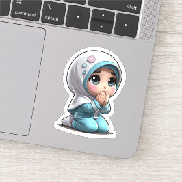 Pegatina Oración islámica moderada y motivacional para los 