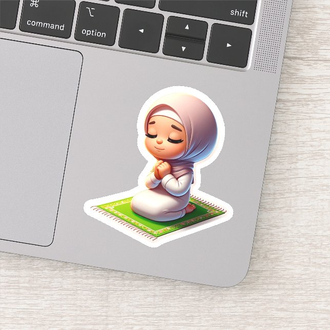 Pegatina Oración islámica moderada y motivacional para los  (Detalle)