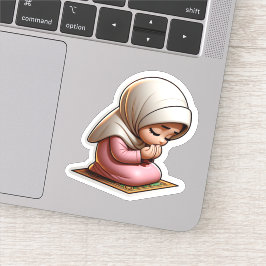 Pegatina Oración islámica motivacional para Chicas musulman