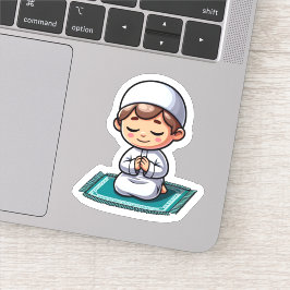 Pegatina Oración islámica motivacional para niños musulmane