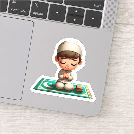 Pegatina Oración islámica motivacional para niños musulmane