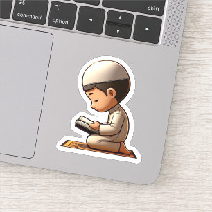 Pegatina Oración islámica motivacional para niños musulmane