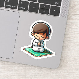 Pegatina Oración islámica motivacional para niños musulmane