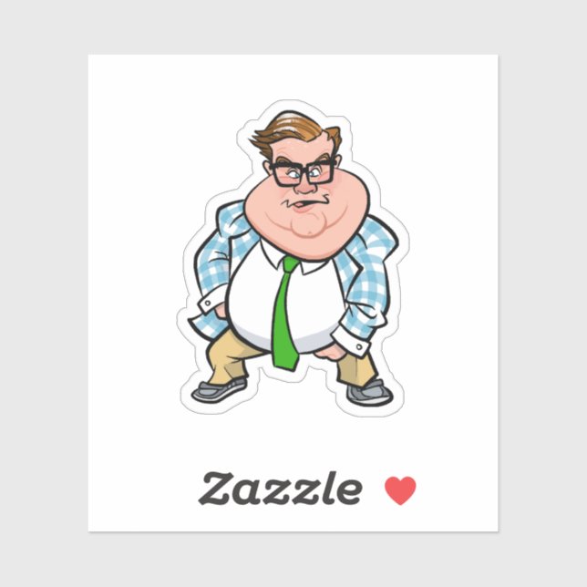 Pegatina Orador motivacional (Hoja)