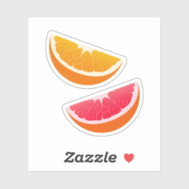 Pegatina Orange & Grapefruit Citrus Stickers