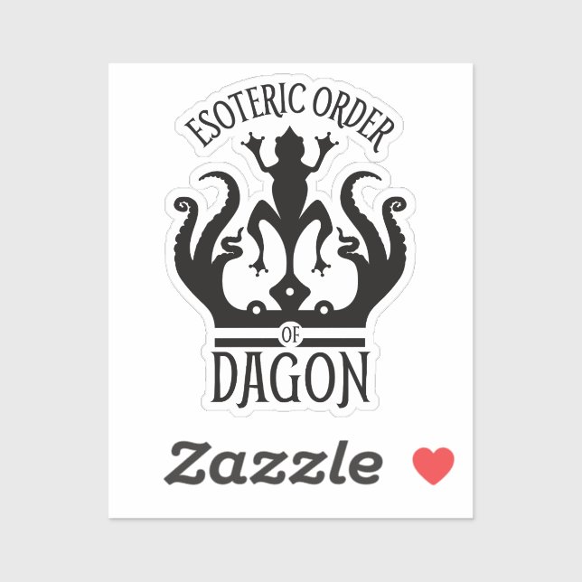 Pegatina Orden Esotérica de Dagon Innsmouth Lovecraft (Hoja)