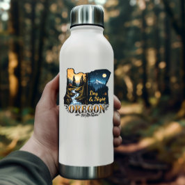 Pegatina Oregon State Sticker | Day & Night Landscape Art