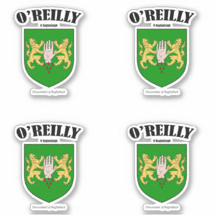 Pegatina O'Reilly Escudo Traducción y significado irlandés