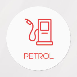 Pegatina organizador / planificador de gasolina /