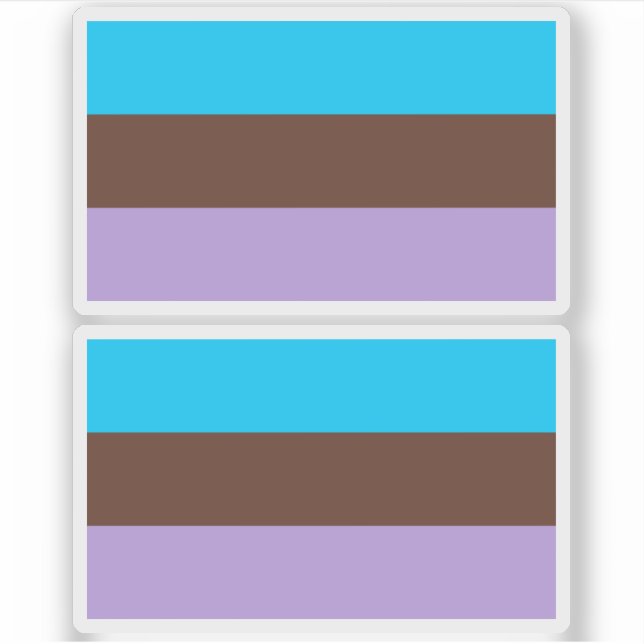 Pegatina Orgullo androsexual (Anverso)