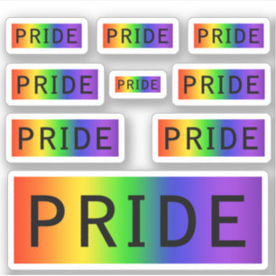 Pegatina Orgullo arcoiris LGBT
