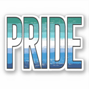 Pegatina Orgullo de hombre gay
