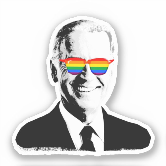 Pegatina Orgullo de Joe Biden (Anverso)