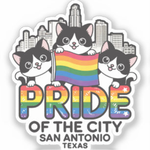 Pegatina Orgullo de la ciudad de San Antonio, Texas, Bander