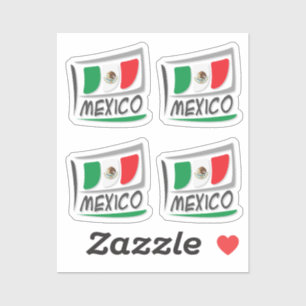Pegatina Orgullo de México X Bandera