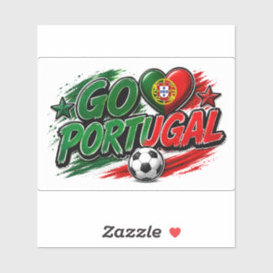 Pegatina Orgullo de Portugal Fan Orgullo Portugués Fútbol
