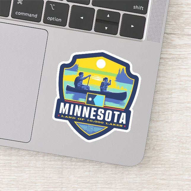 Pegatina Orgullo del Estado | Minnesota (Detalle)