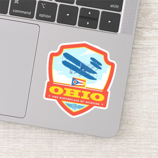 Pegatina Orgullo del Estado | Ohio (Detalle)