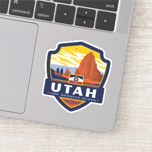 Pegatina Orgullo del Estado Utah