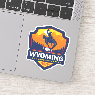 Pegatina Orgullo del Estado   Wyoming
