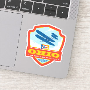 Pegatina Orgullo el   Ohio del estado