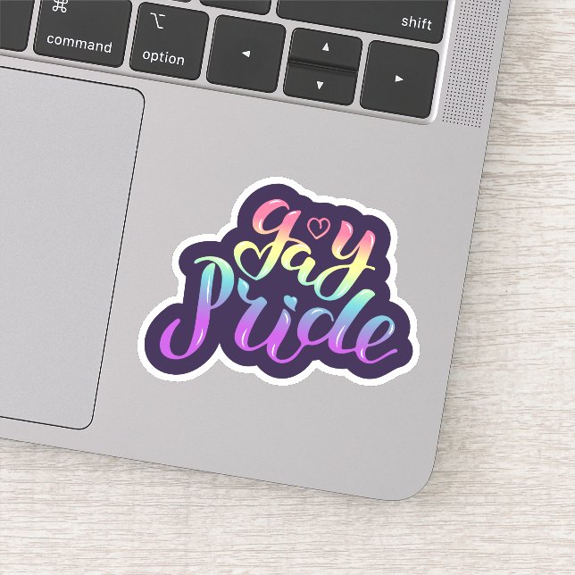 Pegatina Orgullo gay (Detalle)