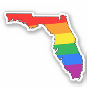 Pegatina Orgullo Gay de Florida