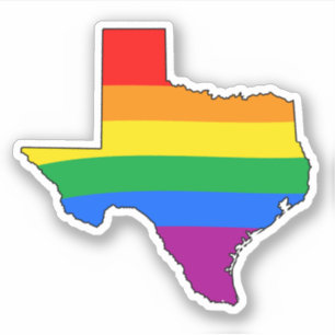 Pegatina Orgullo Gay de Texas
