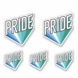 Pegatina Orgullo Gay masculino Explota