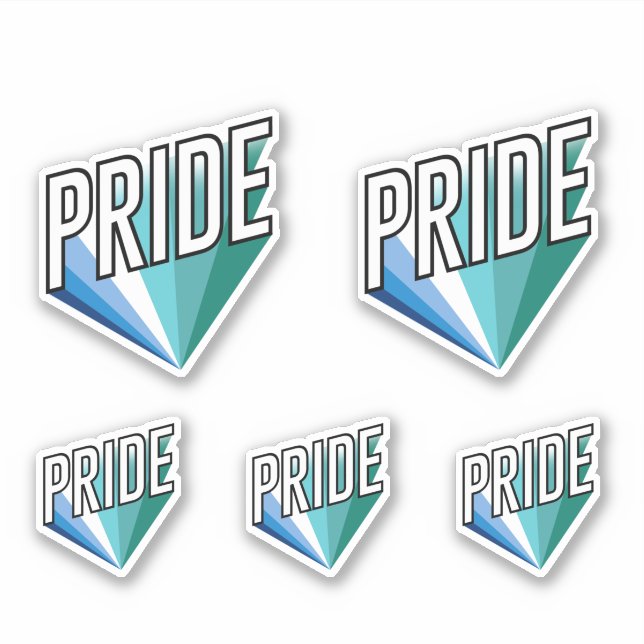 Pegatina Orgullo Gay masculino Explota (Anverso)
