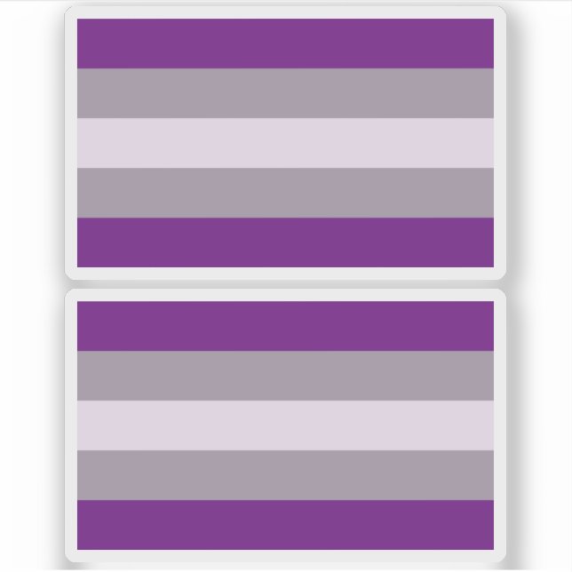 Pegatina Orgullo Grisexual (Anverso)