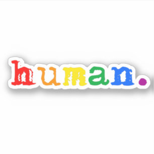 Pegatina Orgullo Humano