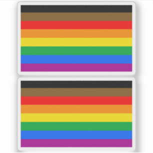 Pegatina ORGULLO INCLUSIVO LGBT (Orgullo de Personas de Col