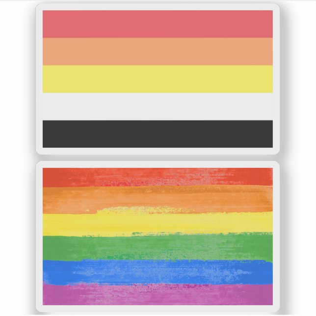 Pegatina Orgullo Lithsexual (Anverso)