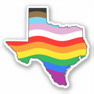 Pegatina Orgullo Progresista de Texas