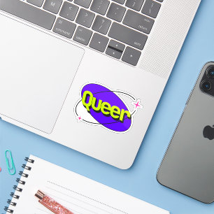 Pegatina Orgullo queer Y2K