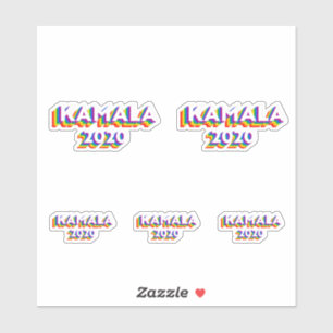 Pegatina Orgullo retro de Kamala 2020