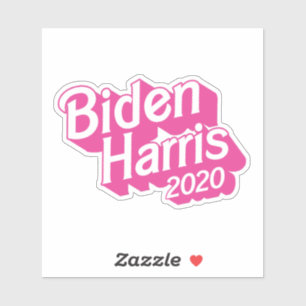 Pegatina Orgullo rosa Biden Harris 2020