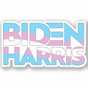 Pegatina Orgullo Trans Biden Harris