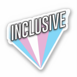 Pegatina Orgullo Trans Explosión - Inclusivo