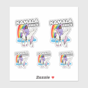 PEGATINA ORGULLO UNICORN DE KAMALA HARRIS