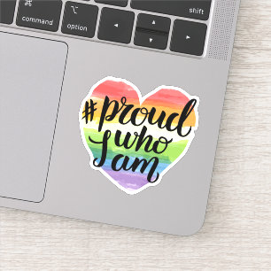 Pegatina Orgulloso De Quién Soy
