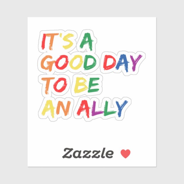 Pegatina Orgulloso desfile de Mes de Desfile Gay LGBT (Hoja)