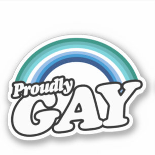 Pegatina Orgulloso Hombre Gay