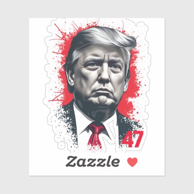 Pegatina Orgulloso Maga Trump vance la inauguración de la p (Hoja)