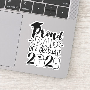 Pegatina Orgulloso padre de un graduado - 2021