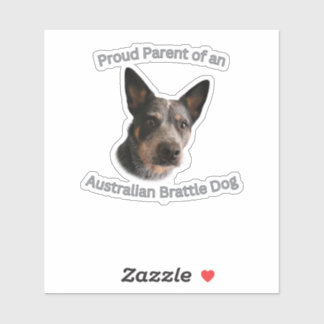 Pegatina Orgulloso padre de un perro de Brattle de Australi