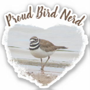 Pegatina Orgulloso pájaro Nerd Pájaro Padrón Pájaro