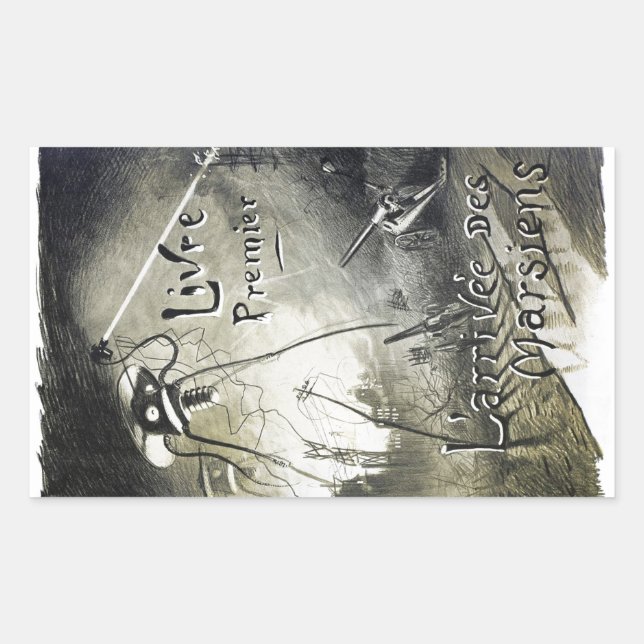 Pegatina original de invasión alienígena (Anverso)