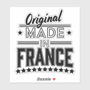 Pegatina Original hecho en Francia logotipo